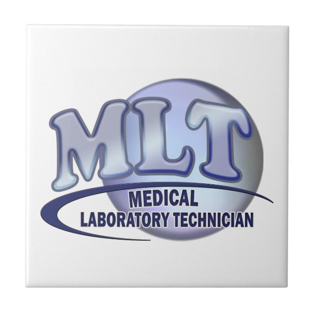 Carreau LOGO MLT FunBlue - TECHNICIEN DE LABORATOIRE MÉDIC (Devant)