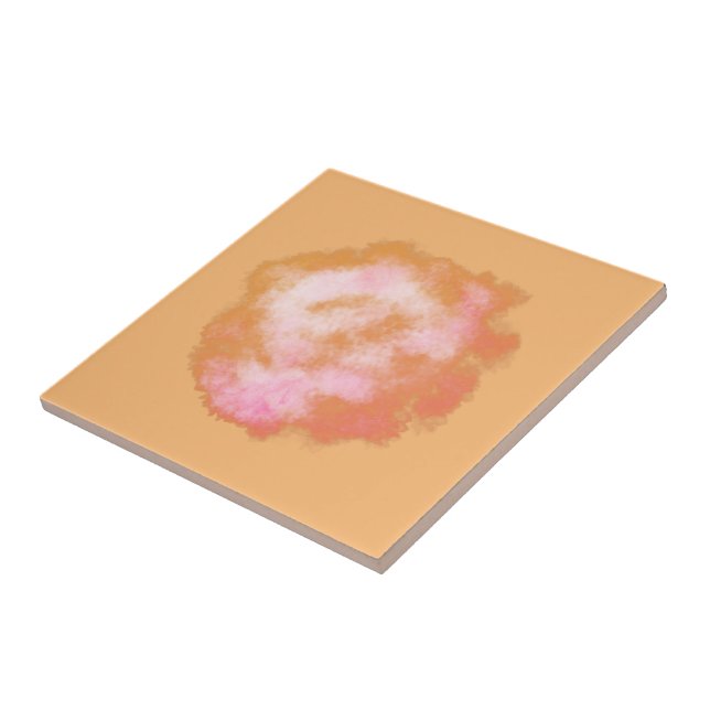 Carreau Logo personnalisé simple et élégant ici société (Côté)