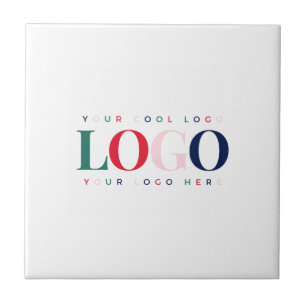 Carreau Logo Rectangle Entreprise Personnalisé Coloré