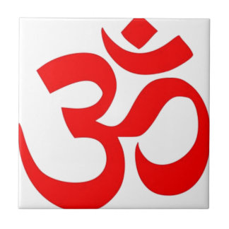Carreau L'OM symbole indou et bouddhiste (de ॐ) -