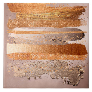 Carreau L'or du cuivre frappe la texture du glamour