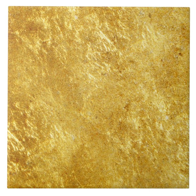 Carreau L'or et le jaune ont plaqué le motif de marbre (Devant)