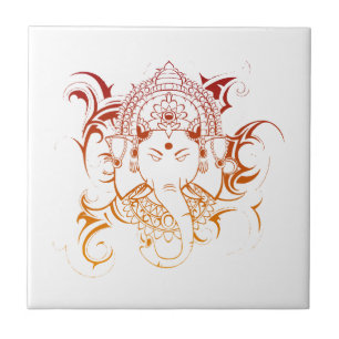 Carreau Lord Ganesha India Yoga Meditation spirituelle