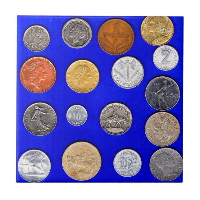 Carreau lotsa vieilles pièces étrangères (Devant)