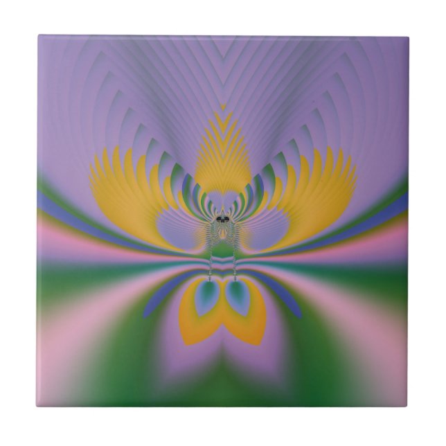 Carreau Lotus pourpre (Devant)