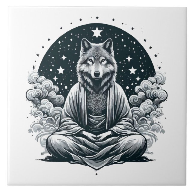 Carreau Loup conscient (Devant)