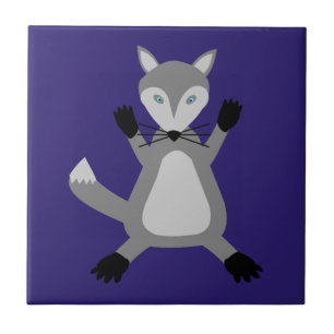 Carreau Loup d'Halloween mignon