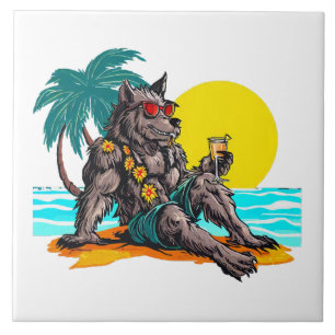 Carreau loup-garou en vacances
