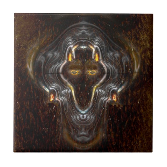 Carreau Loup solitaire (Devant)