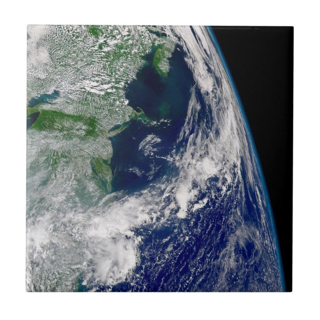 Carreau L'Ouragan Frances Sur Une Terre Partielle. (Devant)