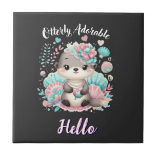 Carreau Loutre absolument adorable mignonne kawaii