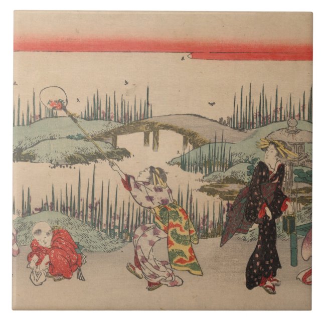 Carreau Lucioles contagieuses (gravure sur bois en (Devant)