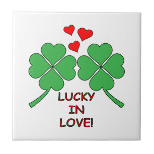 Carreau Lucky In Love Hearts Clover
