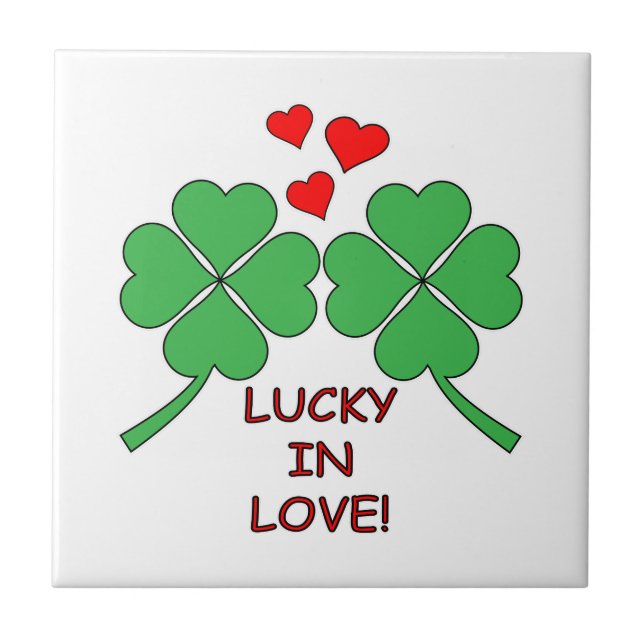 Carreau Lucky In Love Hearts Clover (Devant)