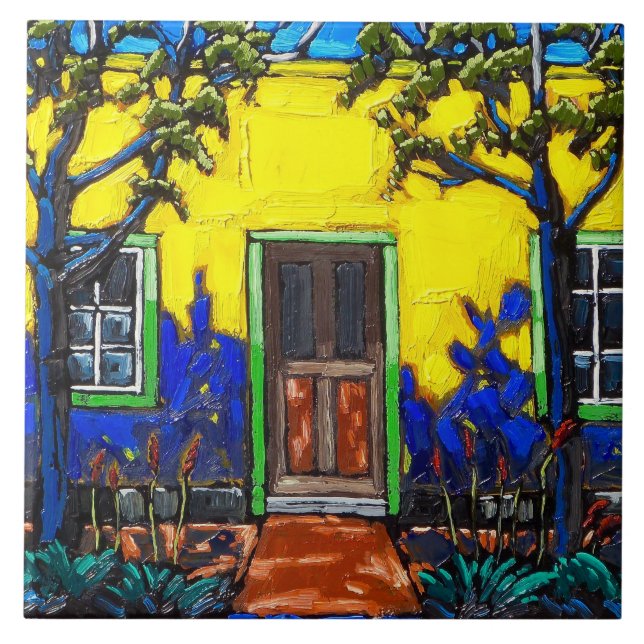 Carreau "Lumière et ombre, la tuile de banlieue de Tucson" (Devant)