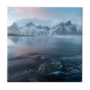 Carreau Lumière extraordinaire en Islande Stokksnes,