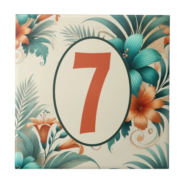 Carreau Lumière Tropicale Personnalisable (Devant)