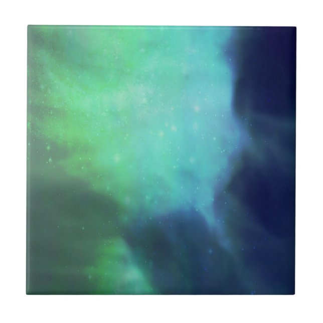 Carreau Lumières du Nord / Aurora Borealis (Devant)