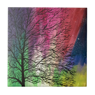 Carreau Lumières du nord, l'aurore Borealis