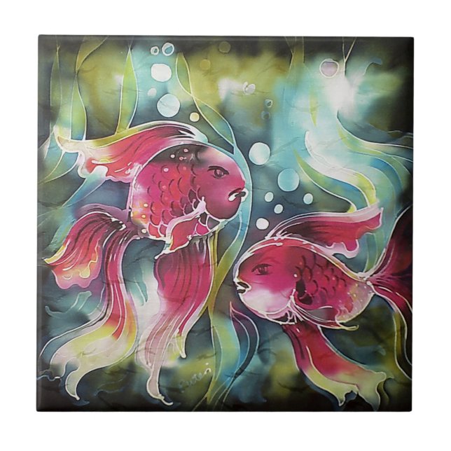 Carreau Luminosité du poisson doré (Devant)