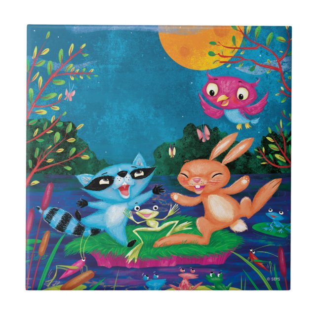 Carreau Lune d'automne (Devant)