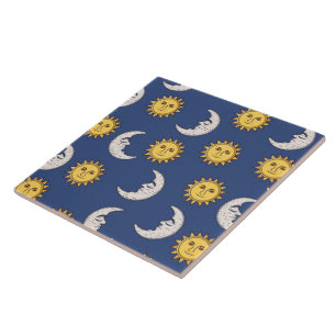 Carreau Lune et Soleil