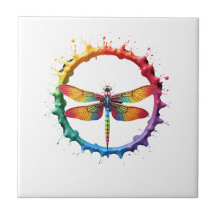 Carreau Lunettes de soleil Cool Graphic Tie Dye Dragonfly 