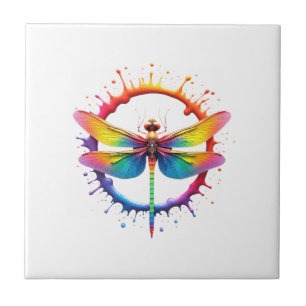 Carreau Lunettes de soleil Cool Graphic Tie Dye Dragonfly
