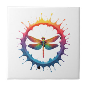 Carreau Lunettes de soleil Cool Graphic Tie Dye Libellule