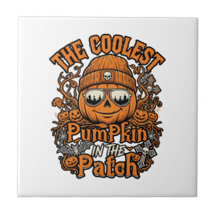 Carreau Lunettes de soleil Coolest Pumpkin Patch Halloween