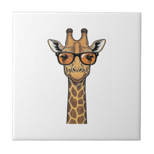 Carreau Lunettes de soleil de girafe cool Vintage Chemise