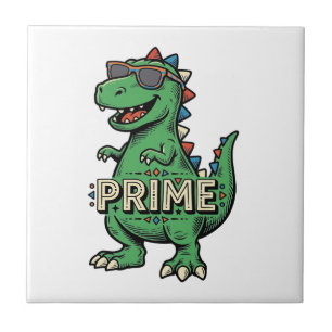 Carreau Lunettes de soleil dinosaure vintage Prime Cartoon