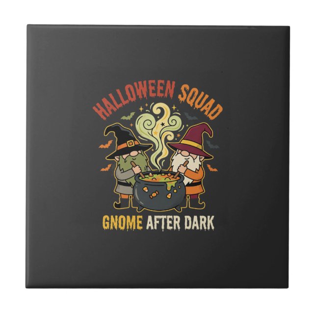 Carreau Lutin d'Halloween Méfait de Minuit (Devant)