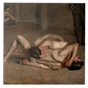 Carreau Lutteurs (par Thomas Eakins)