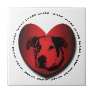 Carreau Luv-A-Bull American Bulldog Pit Bull Heart