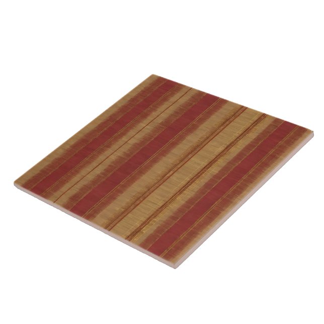 Carreau Luxe Linge Populaire Burgundy Gold Collection (Côté)