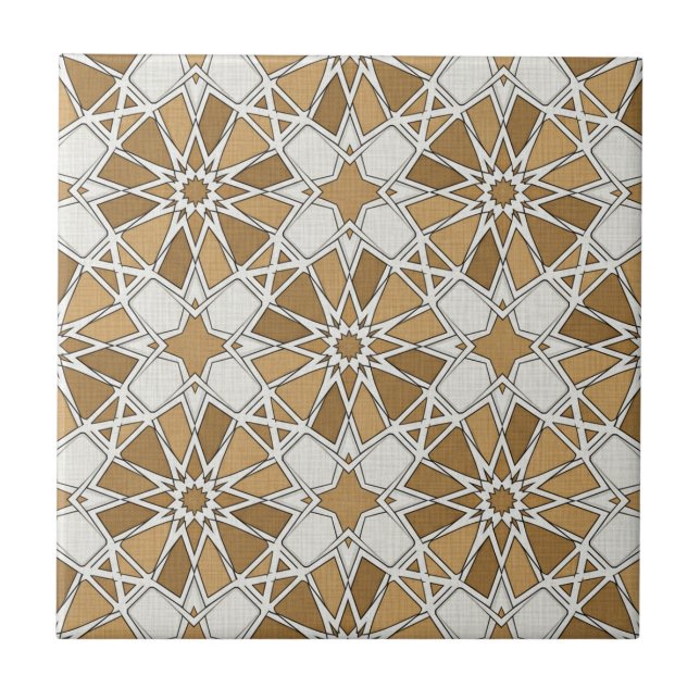 Carreau Luxury Moroccan Zellige Mosaic Pattern (Devant)