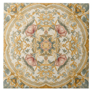 Carreau Luxury Vintage Imperial Floral