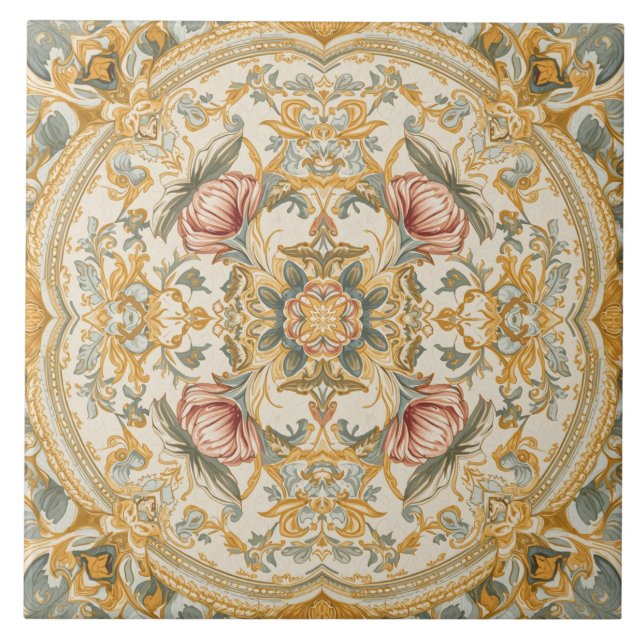 Carreau Luxury Vintage Imperial Floral (Devant)