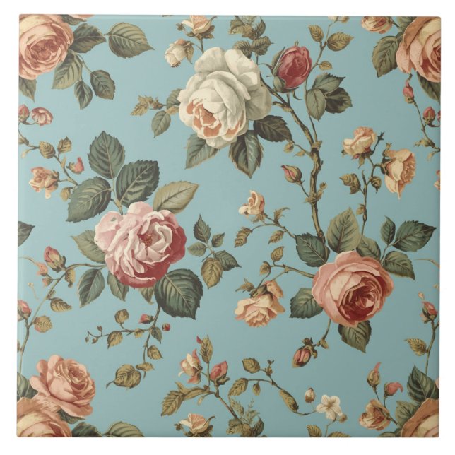 Carreau Luxury Vintage Indira Floral (Devant)