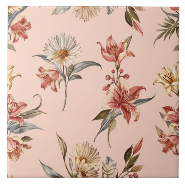 Carreau Luxury Vintage Indira Floral (Devant)