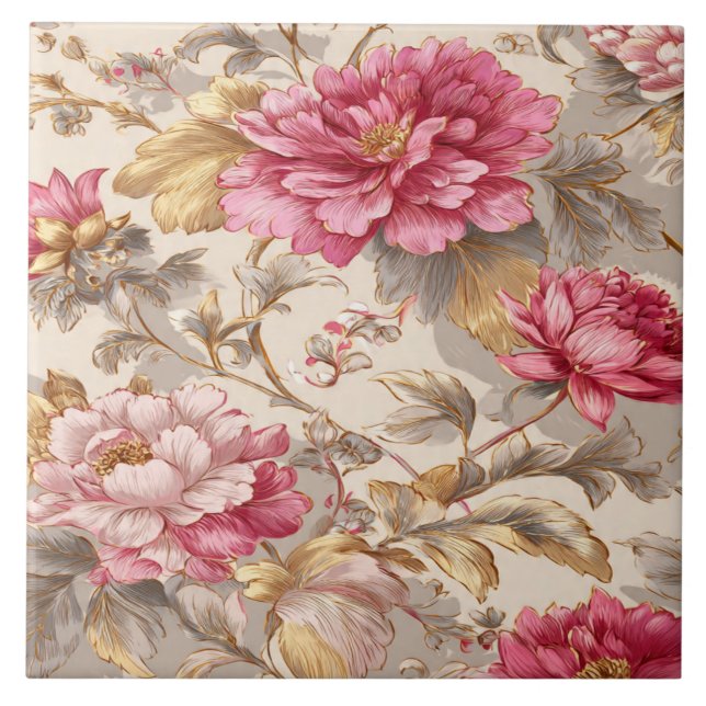 Carreau Luxury Vintage Indira Floral (Devant)