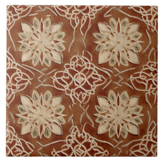 Carreau Luxury Vintage Islamic Geometric Sand Terracotta