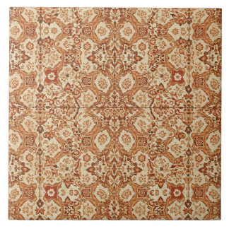 Carreau Luxury Vintage Islamic Geometric Sand Terracotta