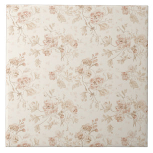 Carreau Luxury Vintage Minimal Victorian Floral