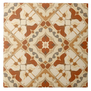 Carreau Luxury Vintage Moroccan Zellige Terracotta Sand