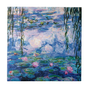 Carreau Lys d'eau par Claude Monet