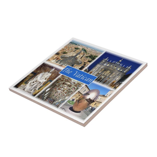 Carreau LZO004 LE VATICAN, Latium, Italie, (Côté)