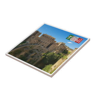 Carreau LZO009 TIVOLI, Vieille Ville, Latium, Italie,