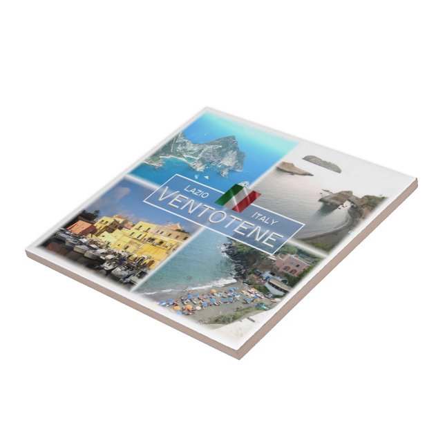 Carreau LZO046 VENTOTENE, Latium, Italie, (Côté)